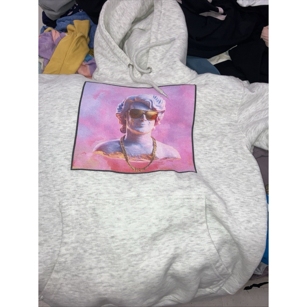 Yung Gravy 2020 Gasanova Gold Chain Sunglasses Gray Soft Hoodie Album Cover Med